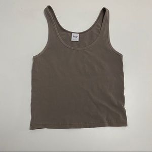 Tna ‘90S Bergman Tank Sz Small in Stone Taupe